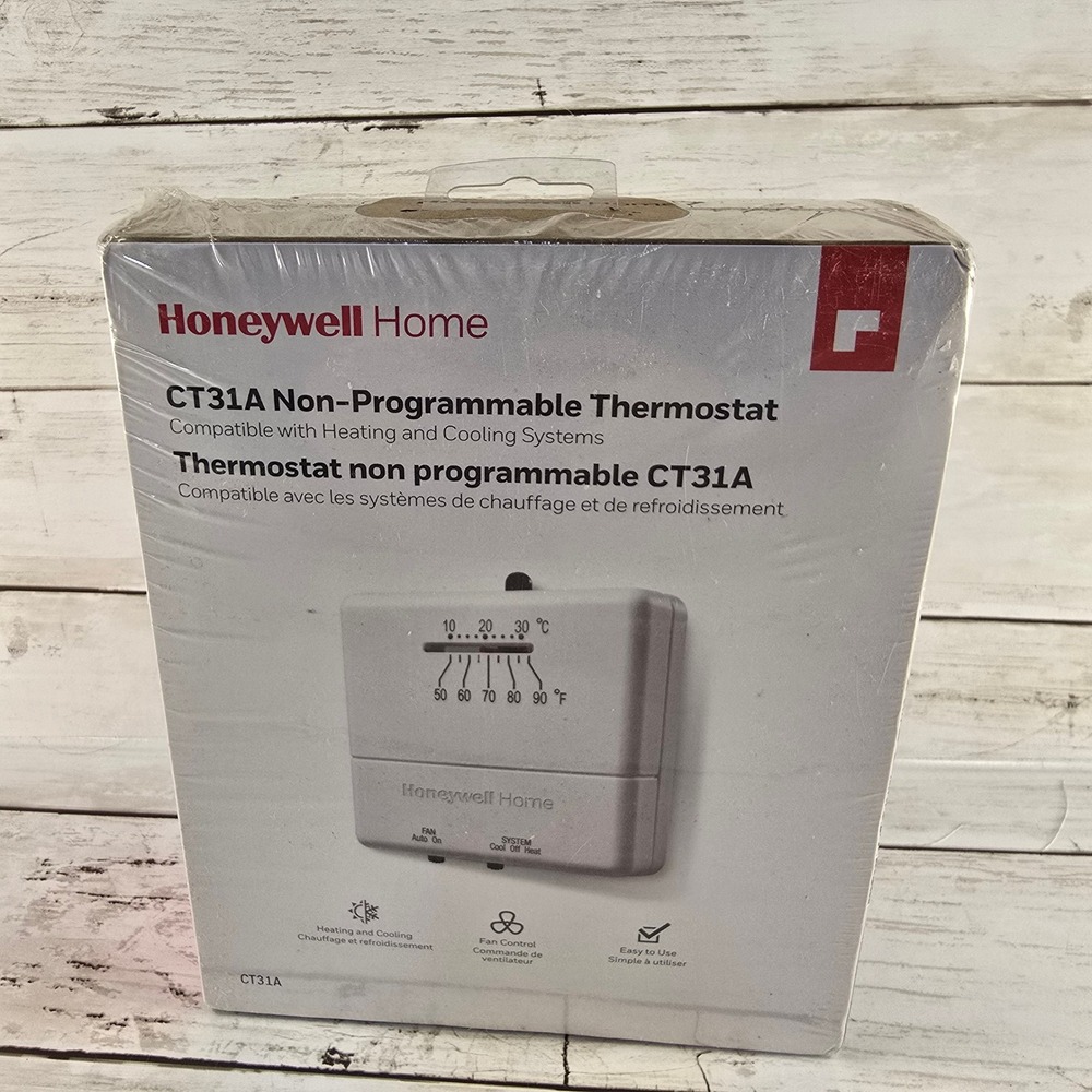 Honeywell Home CT31A Non-Programmable‎ Thermostat Heating Cooling CT31A1003 New